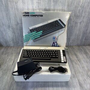Atari 600XL Home Computer Bundle In Box Fully Tested Working Box Damage